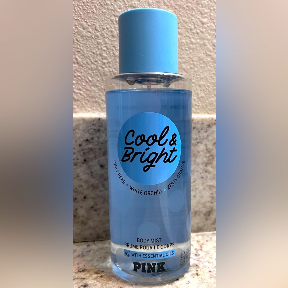 Pink Victoria's Secret Cool and Bright Body spray